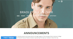 Desktop Screenshot of bradleyallanzarr.com